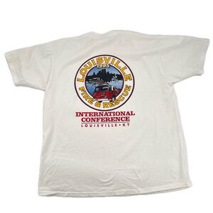 Vintage 1995 Louisville Fire & Rescue International Conference T-Shirt Size XL